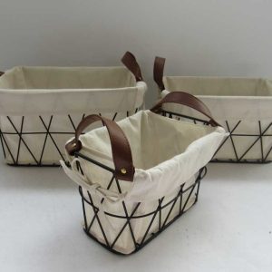 wire storage basket gift basket