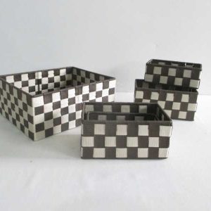 pp webbing storage basket gift basket