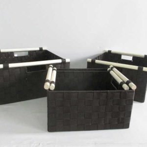 pp webbing storage basket gift basket