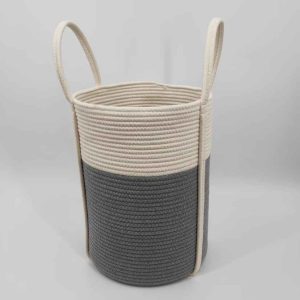 cotton rope laundry basket storage basket