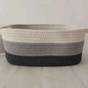 cotton rope gift basket storage basket
