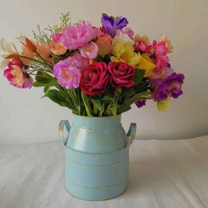 metal plant pot artificial flower pot