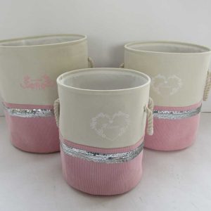 canvas storage basket laundry basket