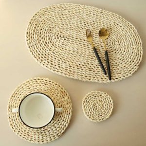 hand made maize placemats size and shape customized accepted