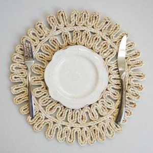 hand made maize placemats