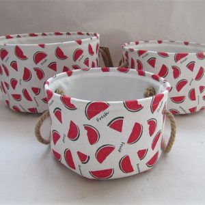 fabric storage basket gift basket set of 3