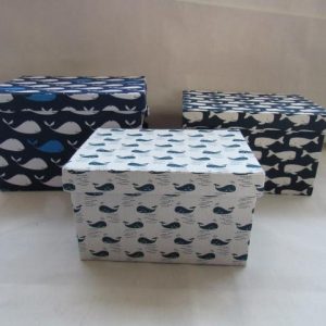 fabric storage basket gift basket with lid set of 3