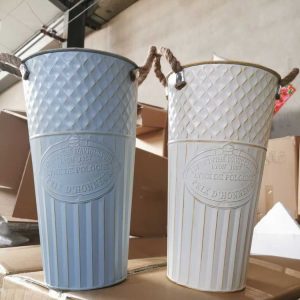 metal planter garden flower pot artificial flower pot