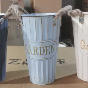 metal planter garden flower pot artificial flower pot