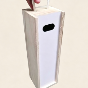 wooden wine gift box wooden olive oil box with rope handle,logo printed accepted