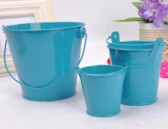 colored metal pot ,garden pot,plant pot,flower pot,zinc pot,set of 3