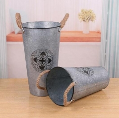 flower pot,metal pot,iron pot,logo printed available