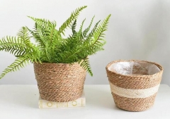 Flower pot,garden pot,grass flower pot with plastic liner