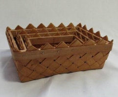 storage basket,wood woven basket,gift basket,fruit basket