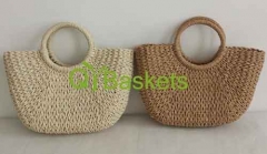 paper rope storage basket gift basket shopping bag