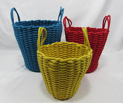storage basket,gift basket,laundry basket,cotton rope basket