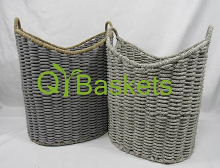 storage basket,laundry basket,cotton rope basket