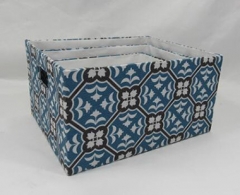 fabric storage basket gift basket set of 3