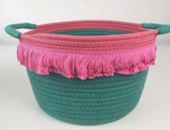 storage basket,laundry basket,cotton rope basket