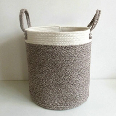 cotton rope storage basket,cotton rope laundry basket