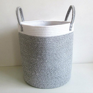 cotton rope storage basket,cotton rope laundry basket