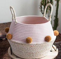storage basket cotton rope basket