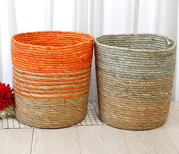 storage basket,laundry basket,fruit basket,made of maize