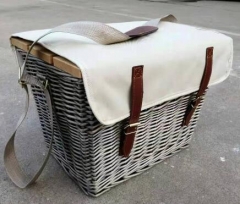 willow picnic basket set,wicker picnic hamper,service for 2 or 4