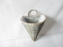 hanging basket,flower pot, with plastic liner