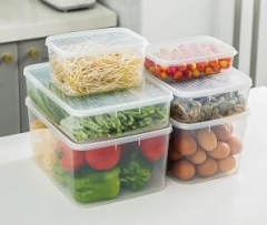 BPA-FREE plastic food storage container,kitchen organizer,6 sizes