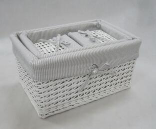 wicker basket,storage basket,gift basket,S/4