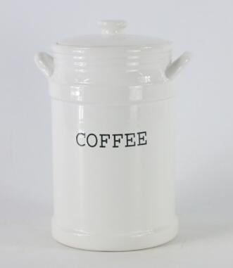 ceramic coffee jar