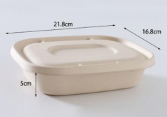 bagasse biodegradable containers takeaway box