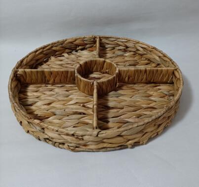 water hyacinth storage basket hand woven snacks basket gift basket