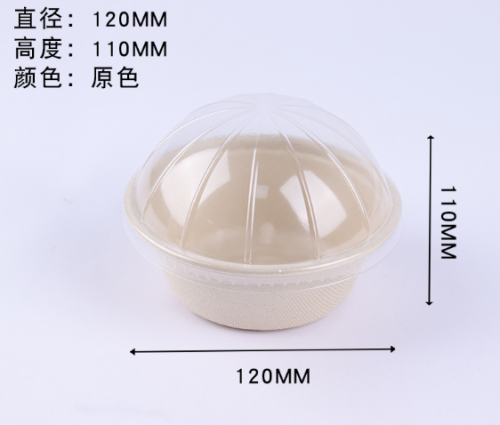 disposable ice cream bowl bagasse biodegradable bowl