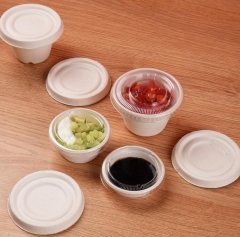 1oz 2oz 4oz 7oz bagasse biodegradable sauce cup