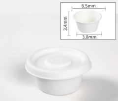 2oz bagasse biodegradable sauce cup