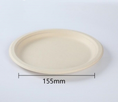 disposable plate bagasse pulp biodegradable plate 6