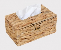 rectangular wicker tissue holder toilet storage basket,wicker napkin organizer